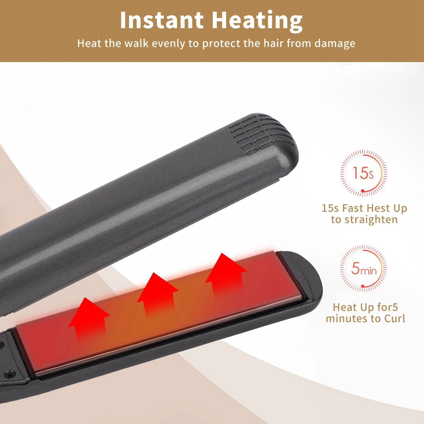 Multigear Ceramic Hair Straightener Iron
