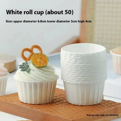 Golden Muffin Cupcake Paper Liners