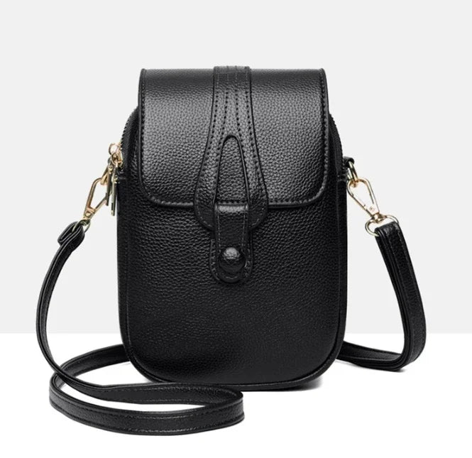 Women’s Mini PU Leather Crossbody Phone Bag