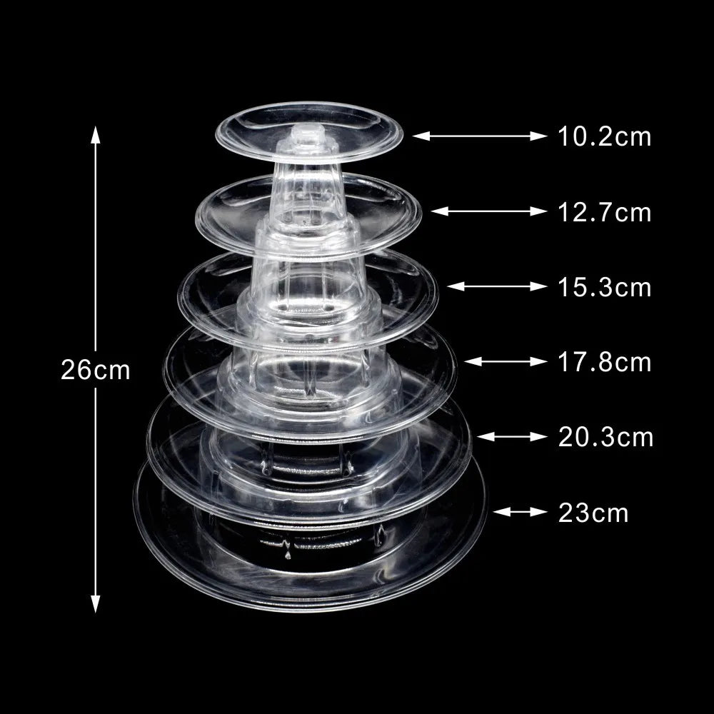 Multi-Tier Macaron Display Stand Tower