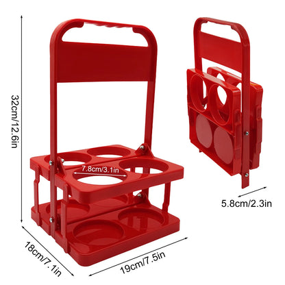 Foldable 6-Bottle Drink Carrier