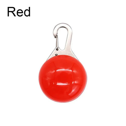 LED Luminous Pet Collar Pendant – Night Safety Light for Dogs & Cats