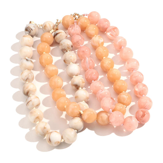 Fishsheep Multicolor Beaded Choker Necklace