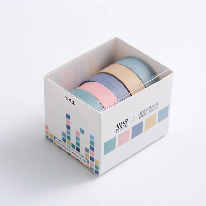 5Rolls/Box Creative Masking Tape Set