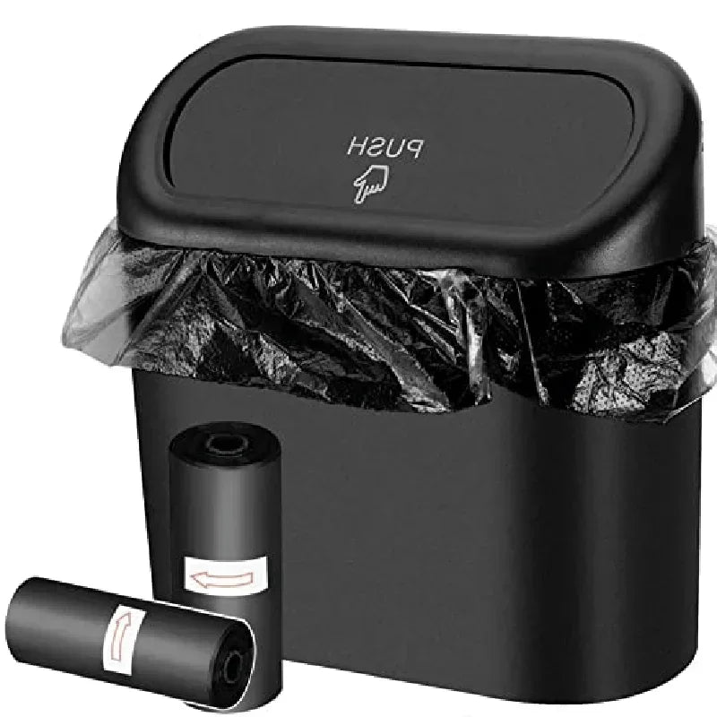 Car Trash Can with Lid