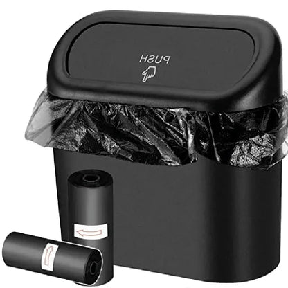 Car Trash Can with Lid