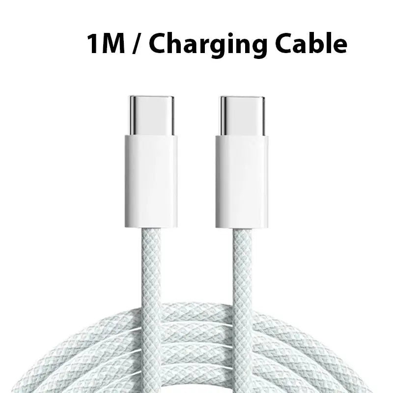 40W USB-C PD Fast Charger with USB-C Cable for iPhone
