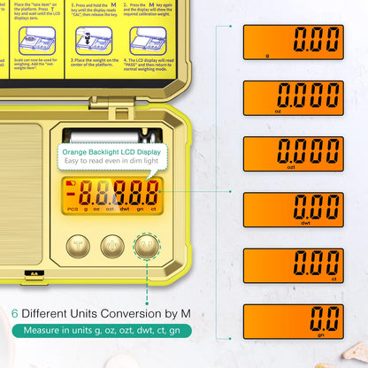 Digital Jewelry Scale 200g