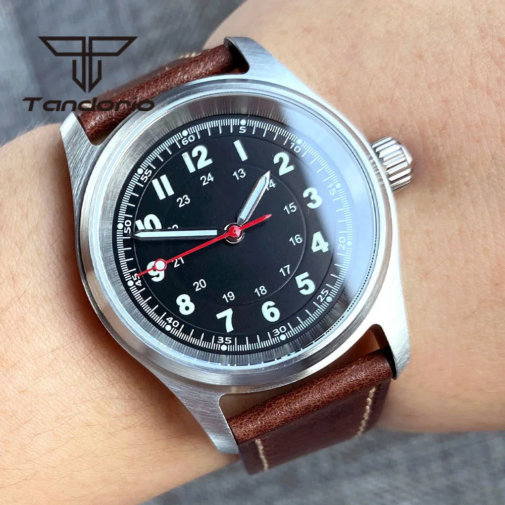 Tandorio 36mm Automatic Dive Mechanical Watch with Sapphire Crystal