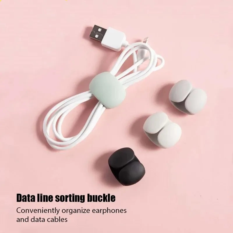 Self-Adhesive Cable Management Clips for Desk, Home & Office