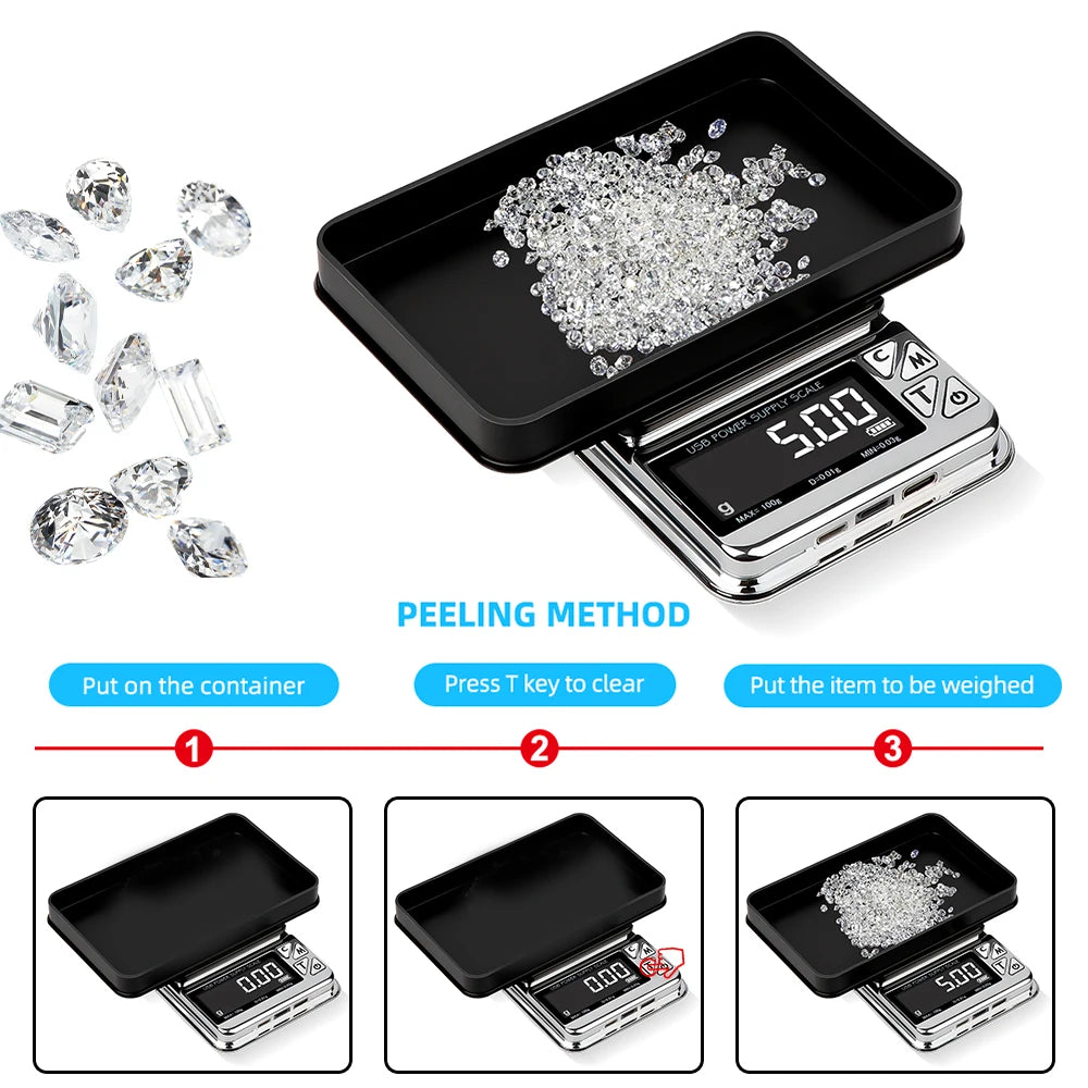 Pocket Digital Precision Kitchen Scale