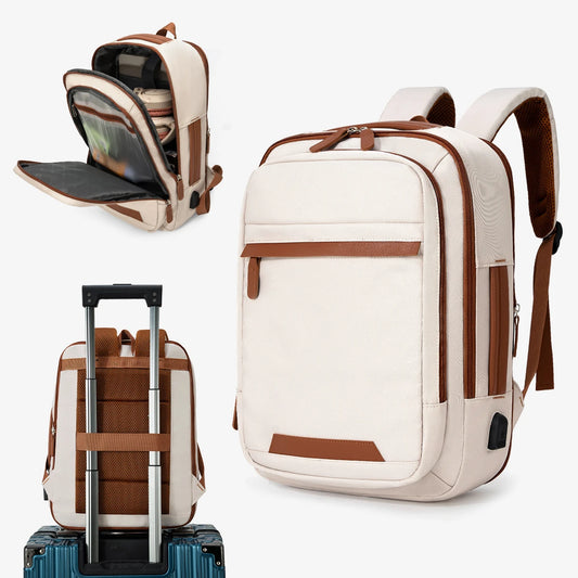 USB Rechargeable Waterproof Laptop Backpack