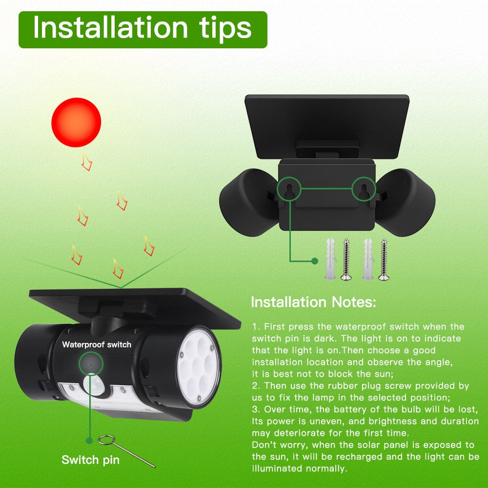 WAKYME 30 LED Solar Light