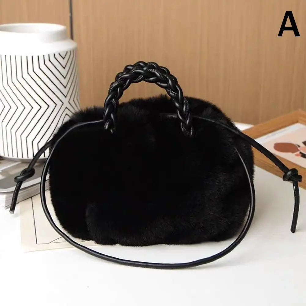 Plush Cloud Crossbody Handbag