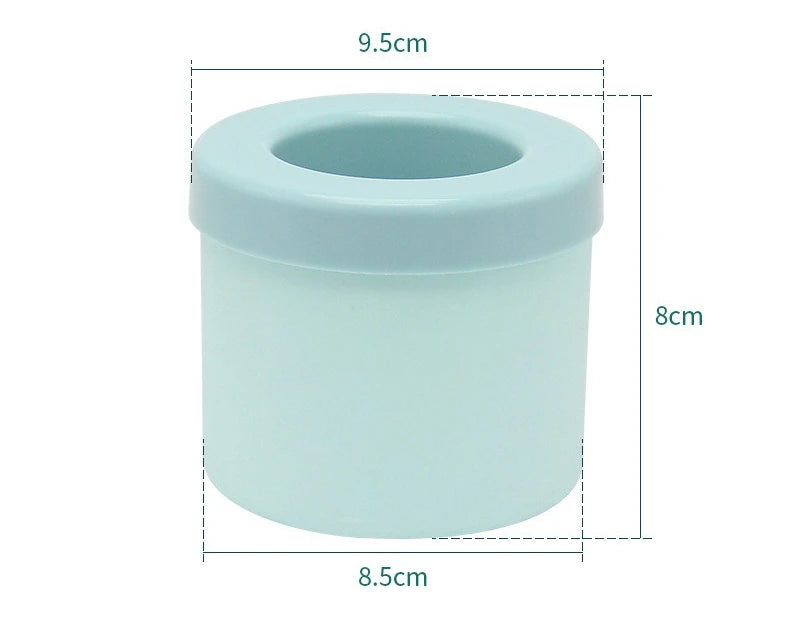 Portable Silicone Ice Cube Mold and Ice Storage Bucket with Lid