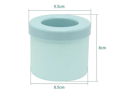 Portable Silicone Ice Cube Mold and Ice Storage Bucket with Lid