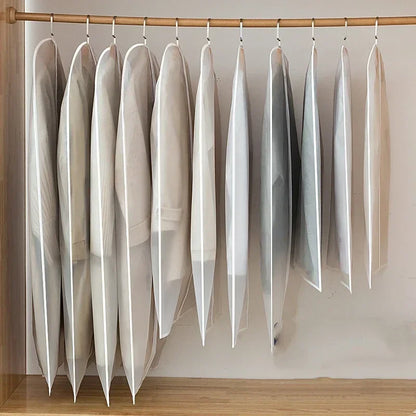 Clear Garment Dust Cover for Suits and Coats