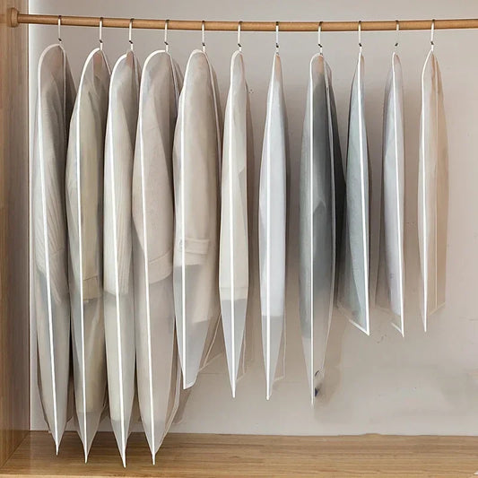 Clear Garment Dust Cover for Suits and Coats