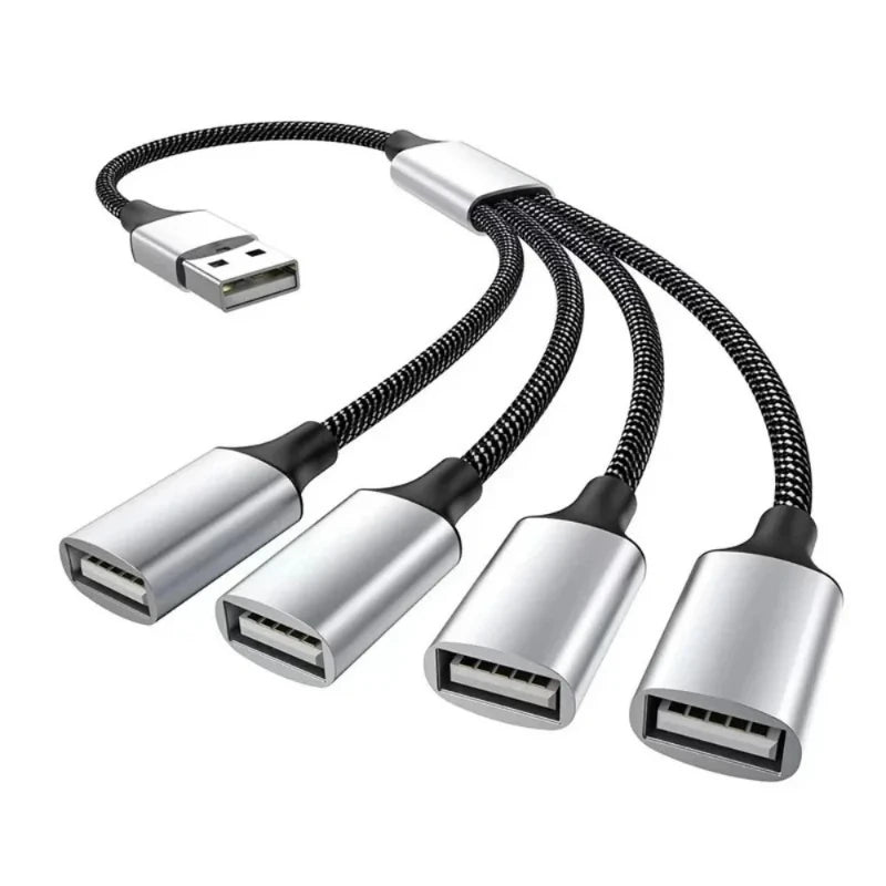 4-Port USB-C Hub OTG Adapter