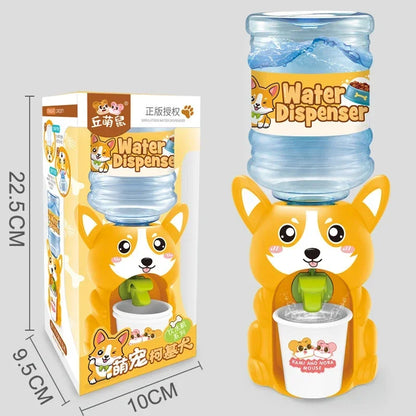 Cartoon Mini Water Cooler with Cup & Bottle