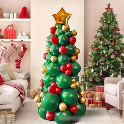 Christmas Tree Balloon Decoration Set