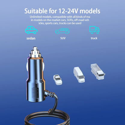 120W 4-Port Car Charging Adapter