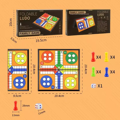 Foldable Ludo Board Game Set
