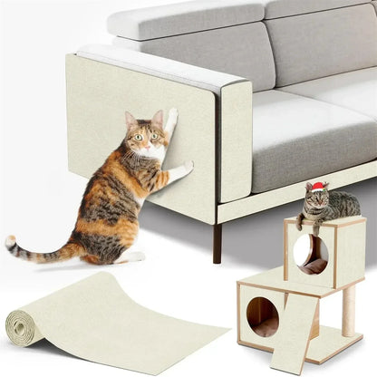 Self-Adhesive Cat Scratcher Sofa Protector Mat