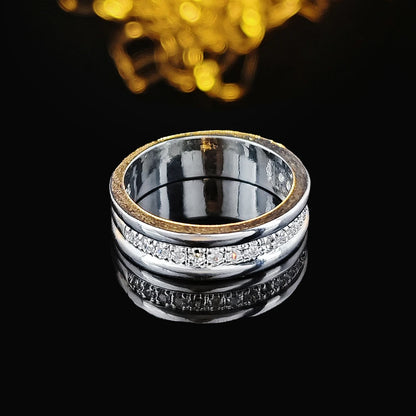 Cubic Zirconia Eternity Band Ring