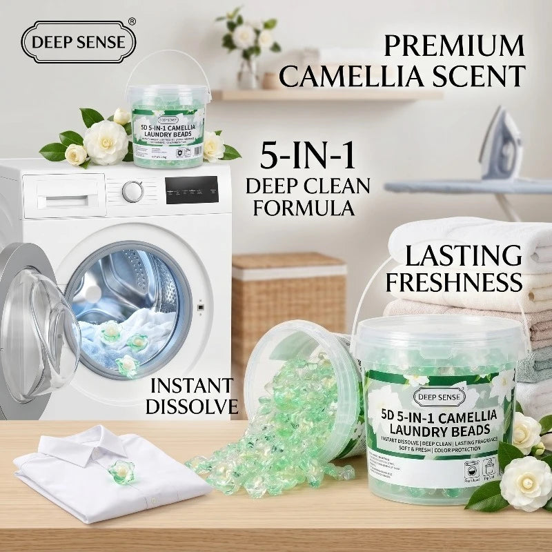 5-in-1 Camellia Scented Laundry Detergent Pods