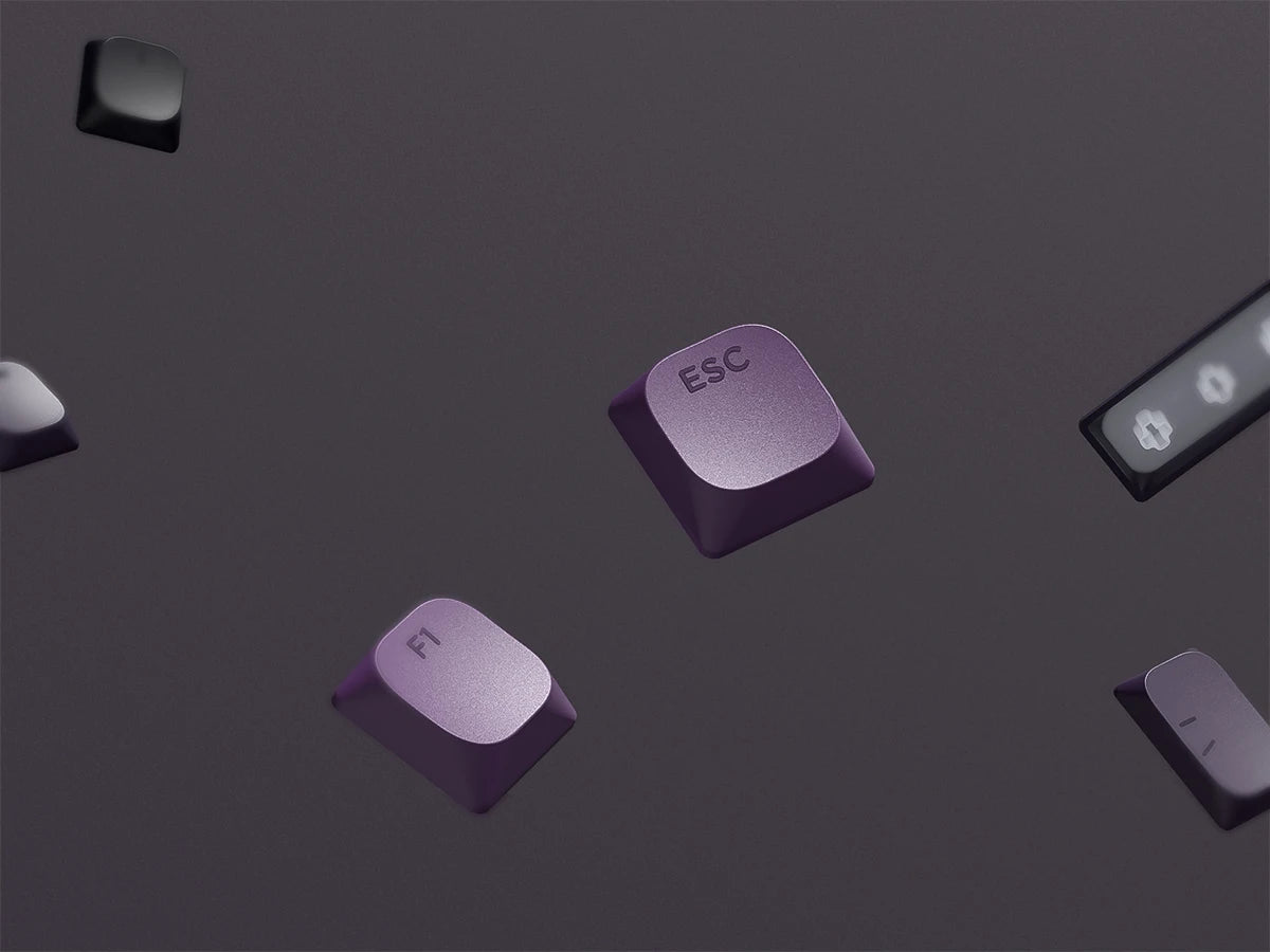 Gradient Purple Low Profile Keycaps