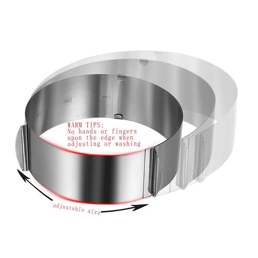 Adjustable Stainless Steel Cake Ring Mold