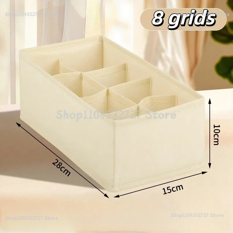Foldable Underwear & Bra Drawer Organizer Storage Box