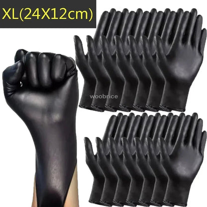Black Disposable Nitrile Gloves