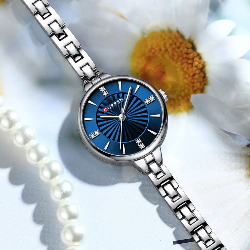 CURREN 9097 Women's Stainless Steel Quartz Fashion Watch