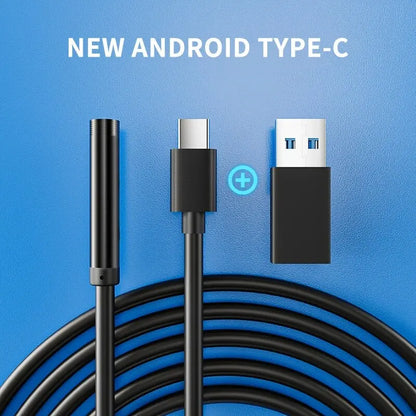 Flexible Waterproof Inspection Camera for Android Phones & Windows PCs