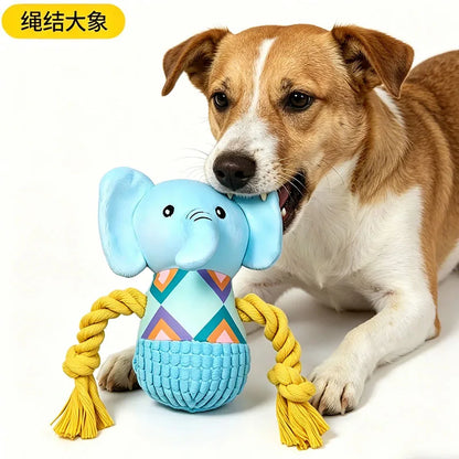 Soft Elephant Plush Dog Toy