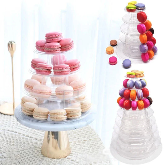Multi-Tier Macaron Display Stand Tower