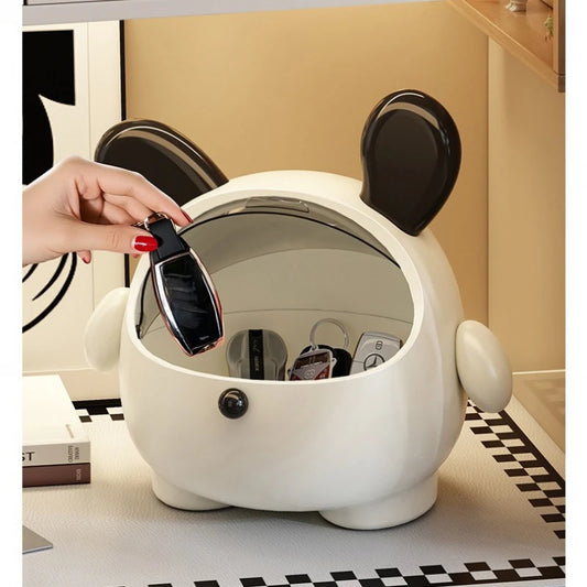 Decorative Flip-Lid Desktop Storage Box