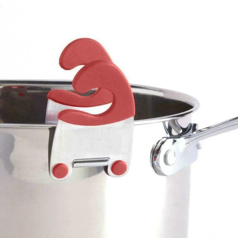 Silicone Pot Clip Spoon Holder
