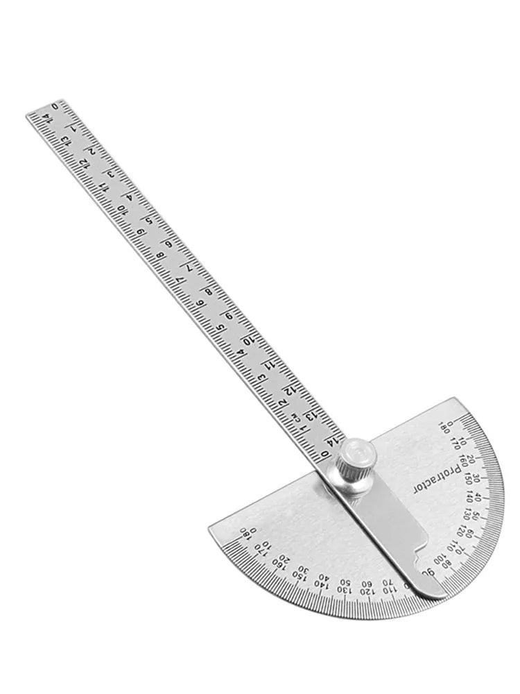 145mm stainless steel protractor angle meter