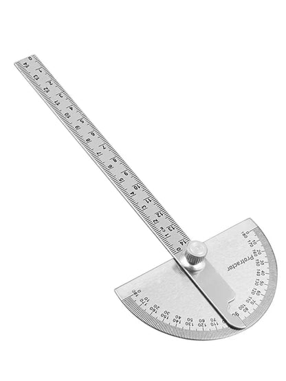 145mm stainless steel protractor angle meter