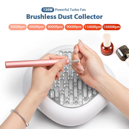 130W Professional Nail Dust Collector