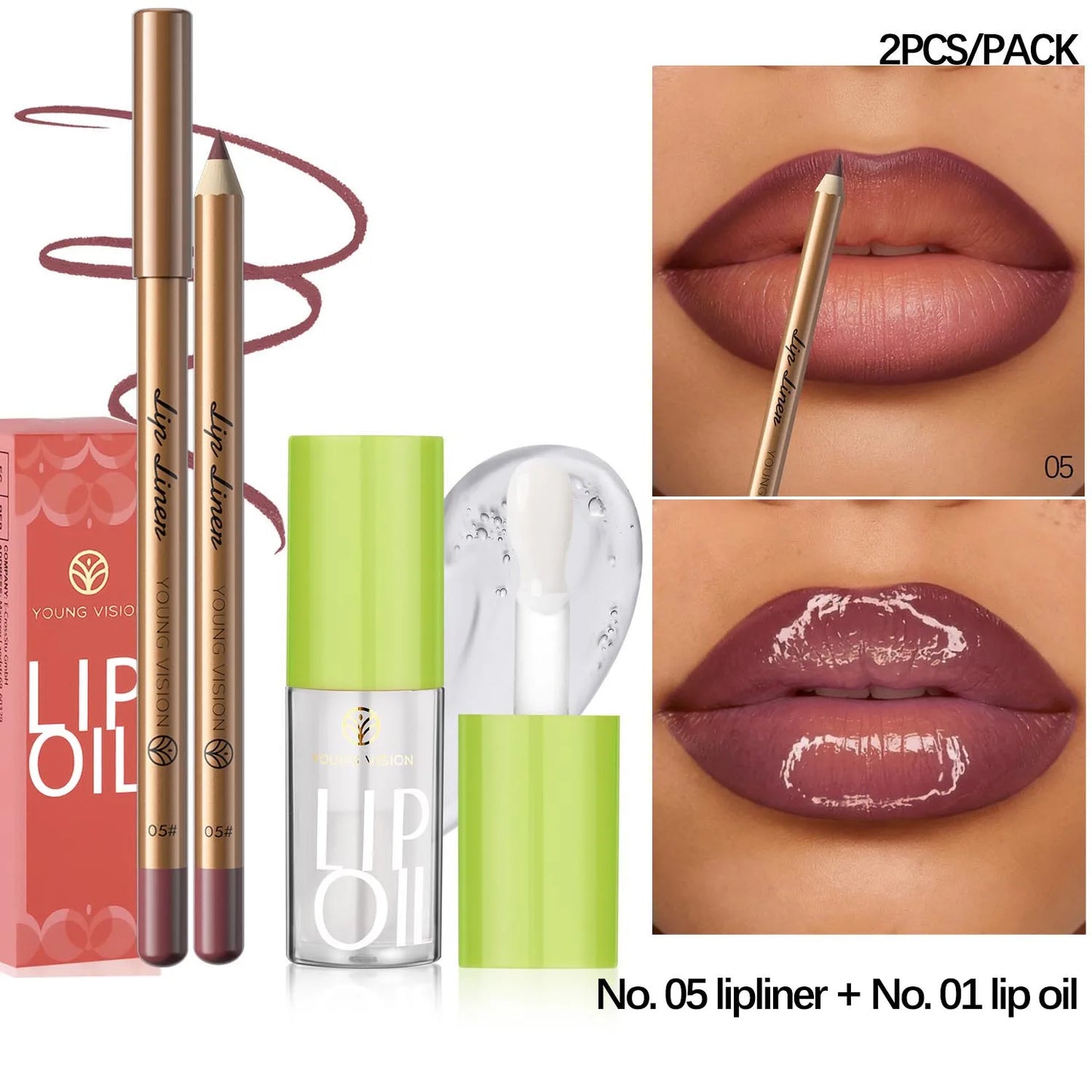 Lip Liner & Lipstick Set