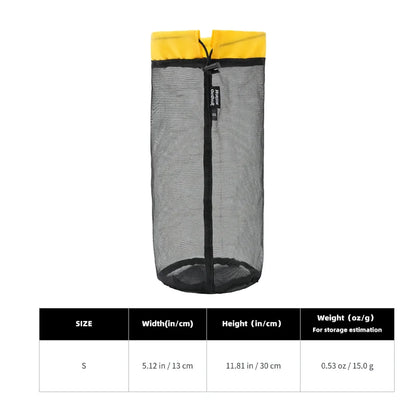 Ultralight Mesh Drawstring Stuff Sack Set