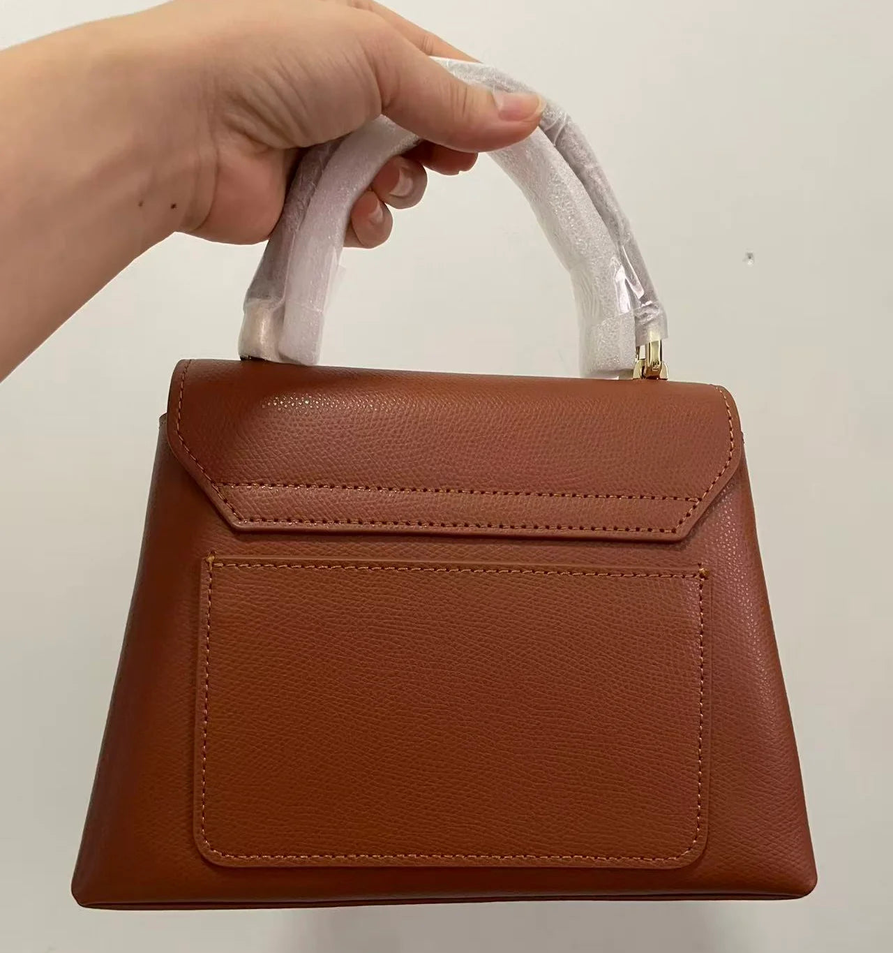 Mini Genuine Leather Satchel Crossbody Bag