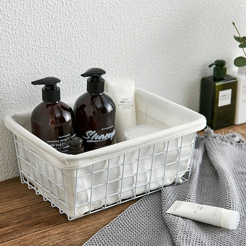 Rustic Wire Storage Basket