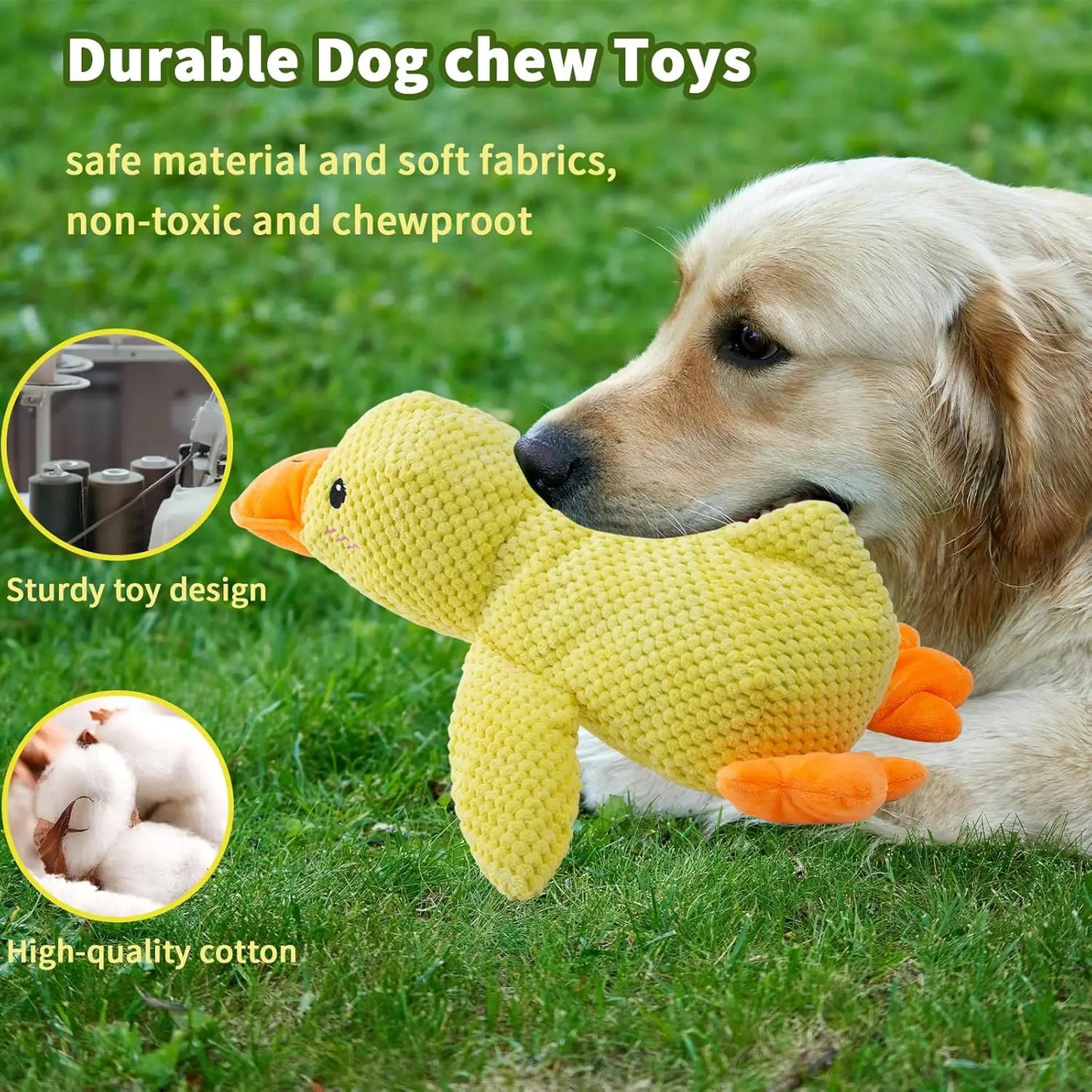 Duck Plush Squeaky Dog Toy