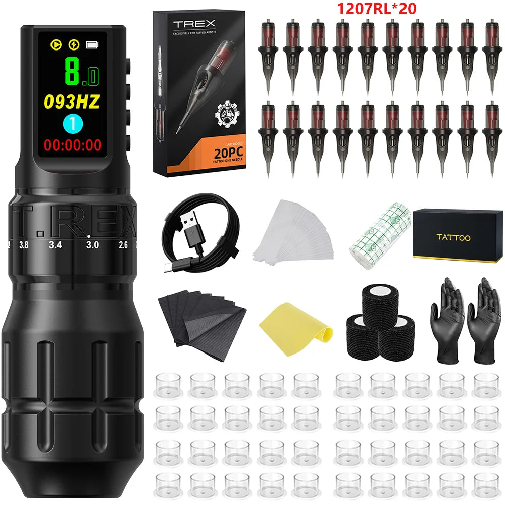 T-Rex Wireless Tattoo Machine Pen Kit