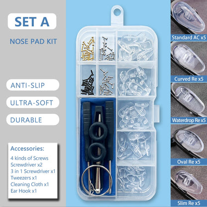 COLOUR_MAX  Silicone Nose Pads For Eyeglasses